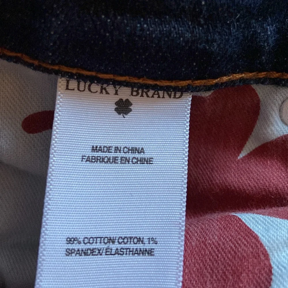 Lucky brand dark rinse Sofia boot jeans size 12 regular